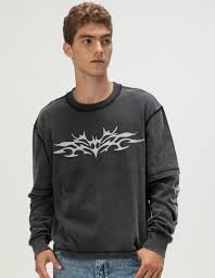 RSQ Vintage Wash Long Sleeve